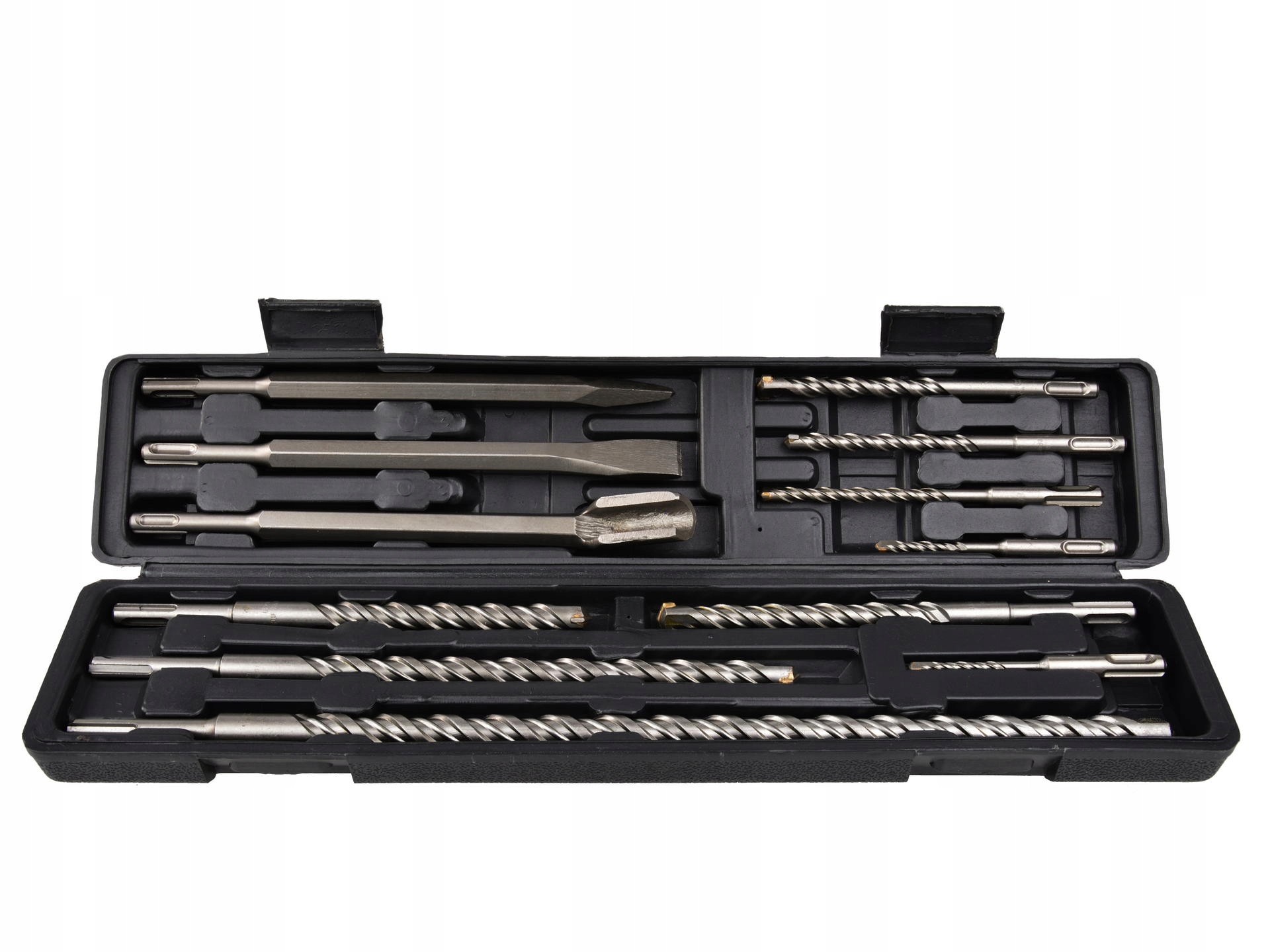 GEKO KOMPLET WIERTŁA S4 I DŁUTA DO BETONU SDS PLUS ZESTAW 12EL G40039