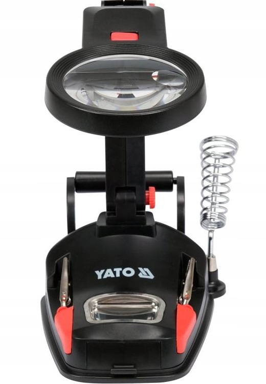 YATO UCHWYT TRZECIA RĘKA PODW LUPA PODŚWIETLENIE