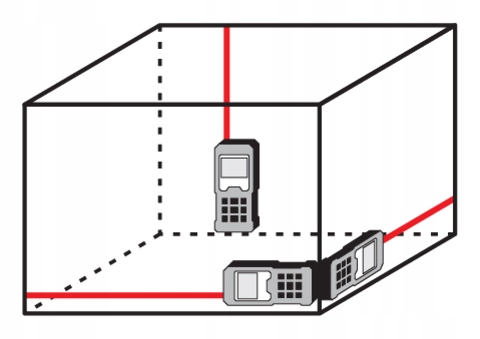 DALMIERZ LASEROWY MIERNIK ODLEGŁOŚCI KUBATURY 50M 81791