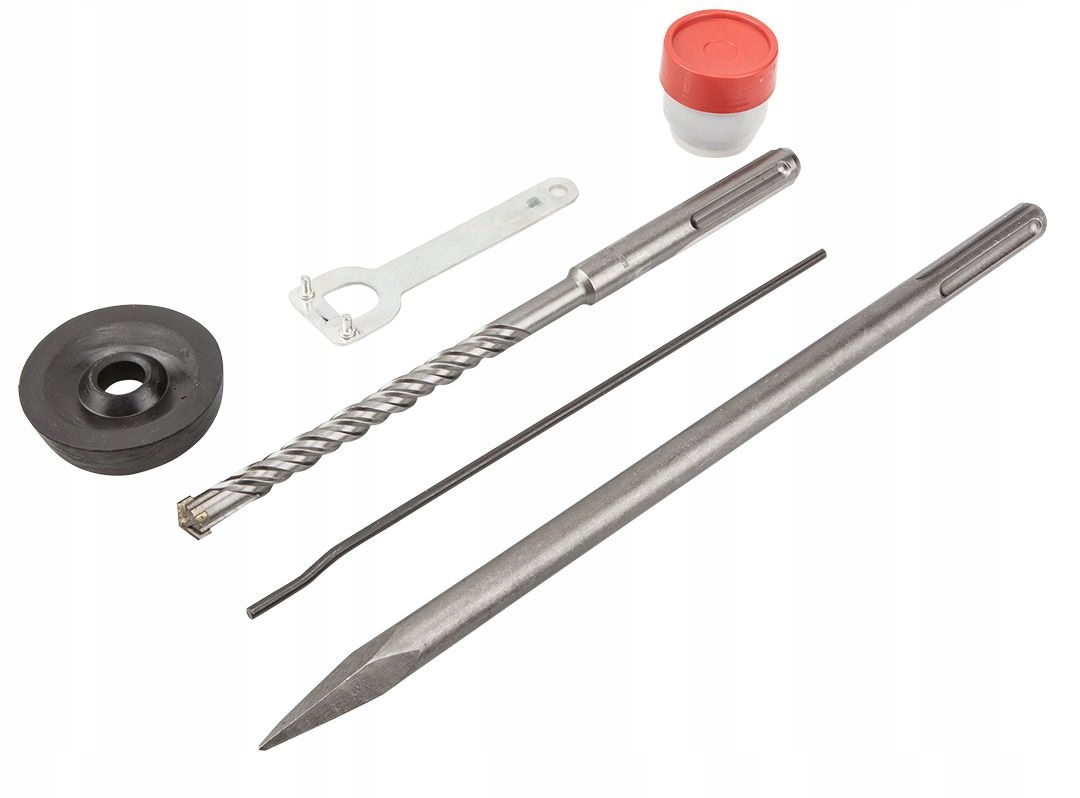 GRAPHITE MŁOT UDAROWY ELEKTRYCZNY SDS-MAX 1250W kujacy WALIZKA 58G874 DŁUTA