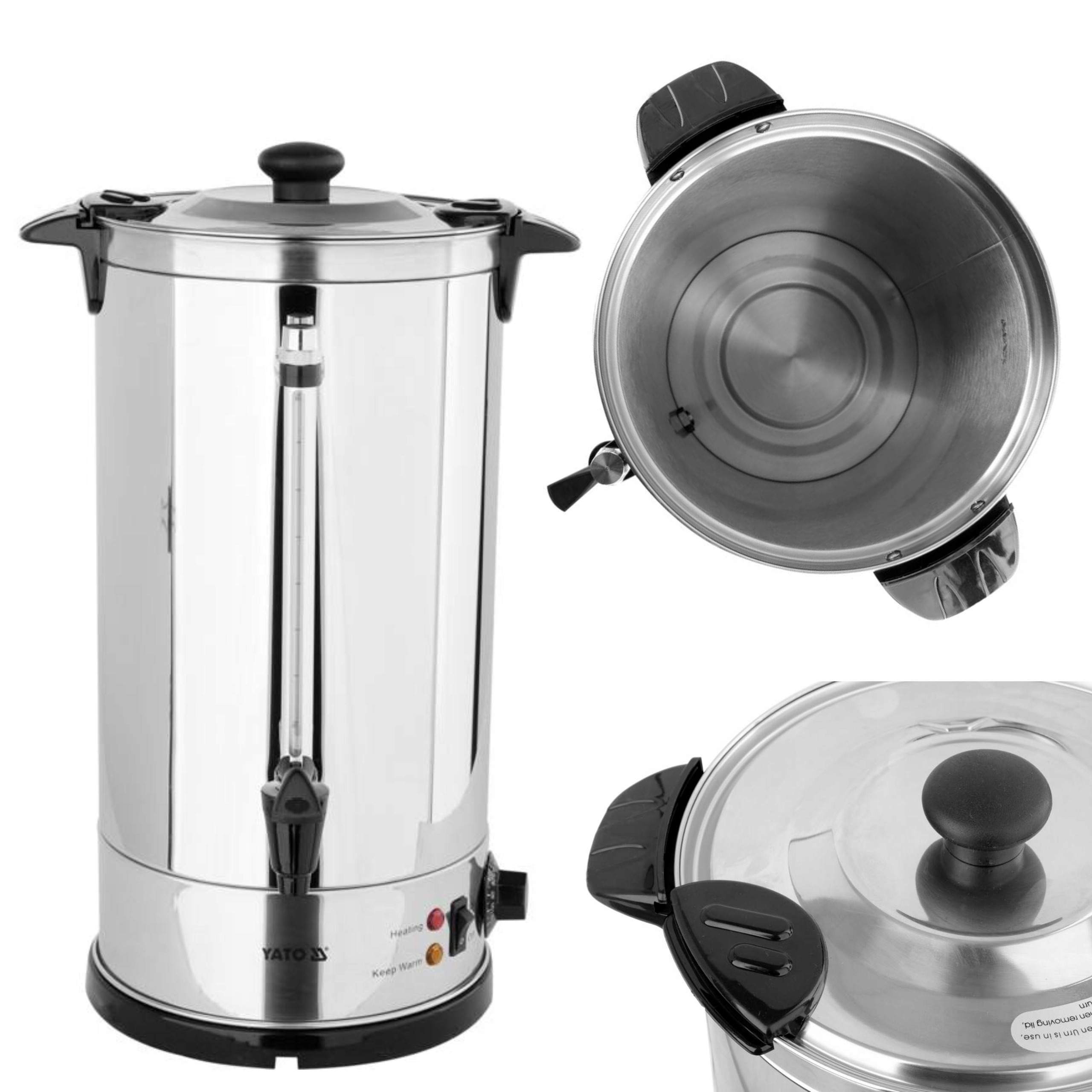 YATO WARNIK DO WODY GRZAŃCA PODWÓJNE ŚCIANKI 19,1L