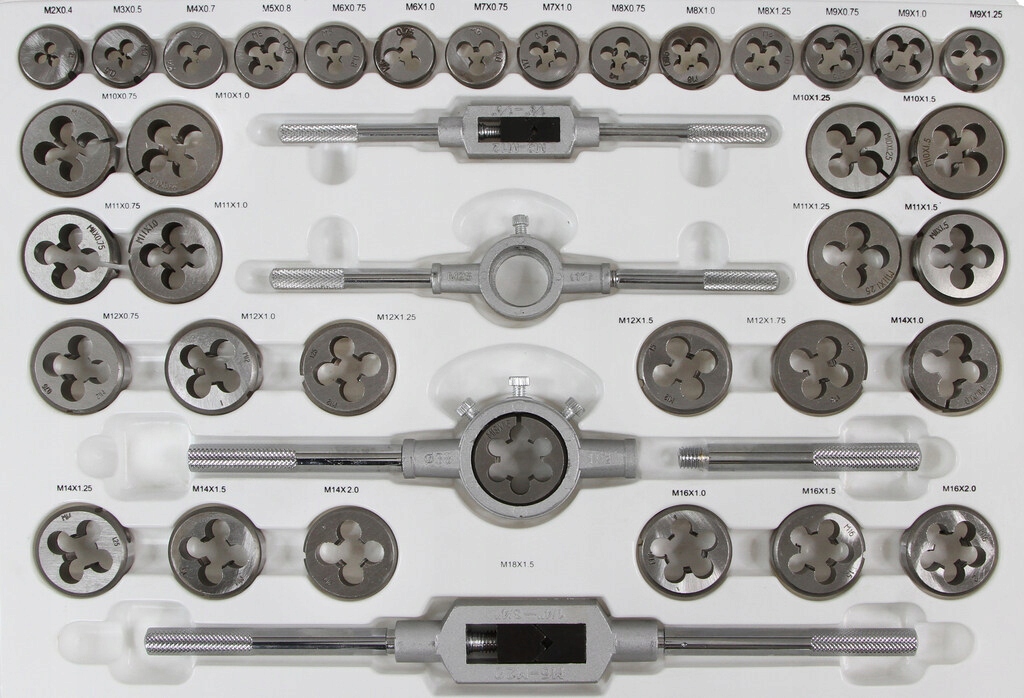 ZESTAW GWINTOWNIKÓW I NARZYNEK GWINTOWNIKI 110 BJC KALIBROWNIKI WARSZTAT