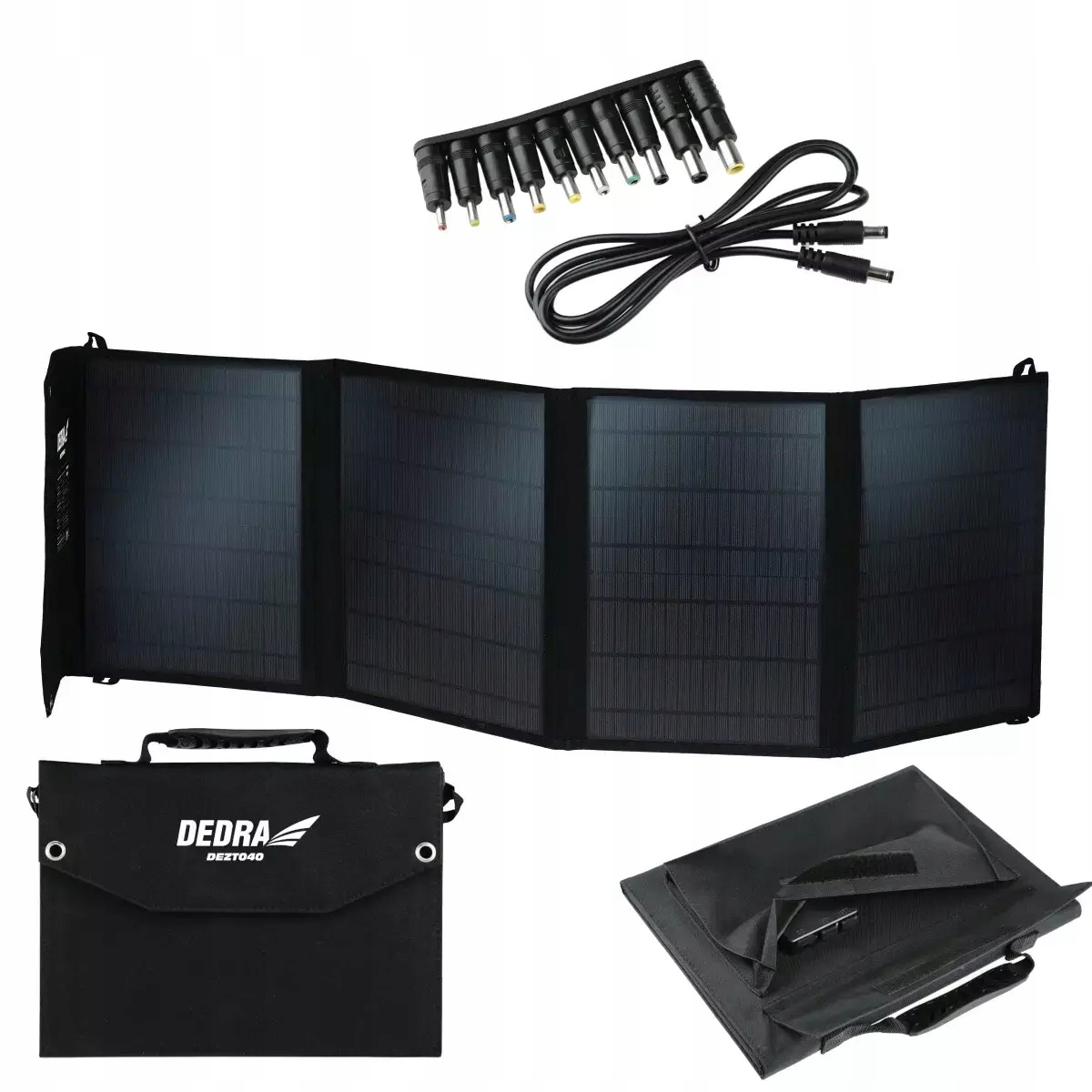 DEDRA PANEL SOLARNY LED USB IP65 40W ŁADOWARKA SŁONECZNA USB DEZT0040