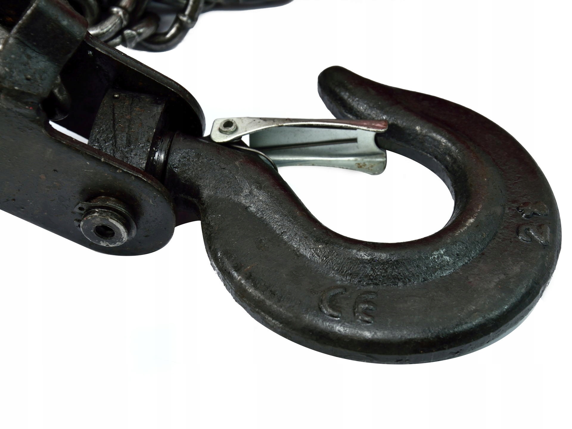 GEKO WCIĄGARKA WYCIĄGARKA ŁAŃCUCHOWA 2T DO SILNIKA 2,5m STALOWY HAK G01091