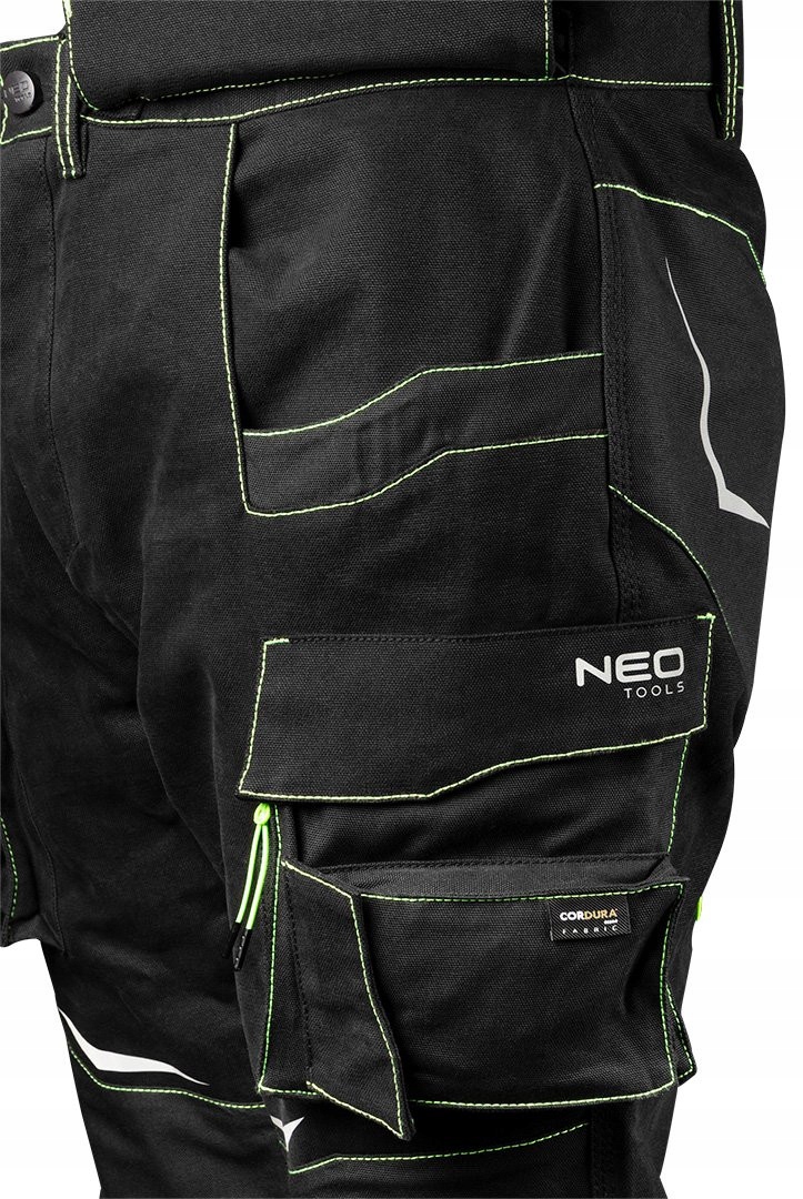 NEO SPODNIE ROBOCZE DO PASA PREMIUM PRO CORDURA NYCO BAWEŁNA 81-234 XS/46