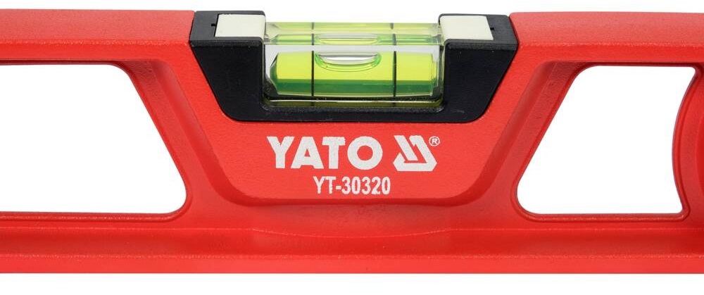 YATO POZIOMICA GLAZURNICZA 600 MM ODLEWANA ALUMINIOWA 2 LIBELE Z MAGNESEM