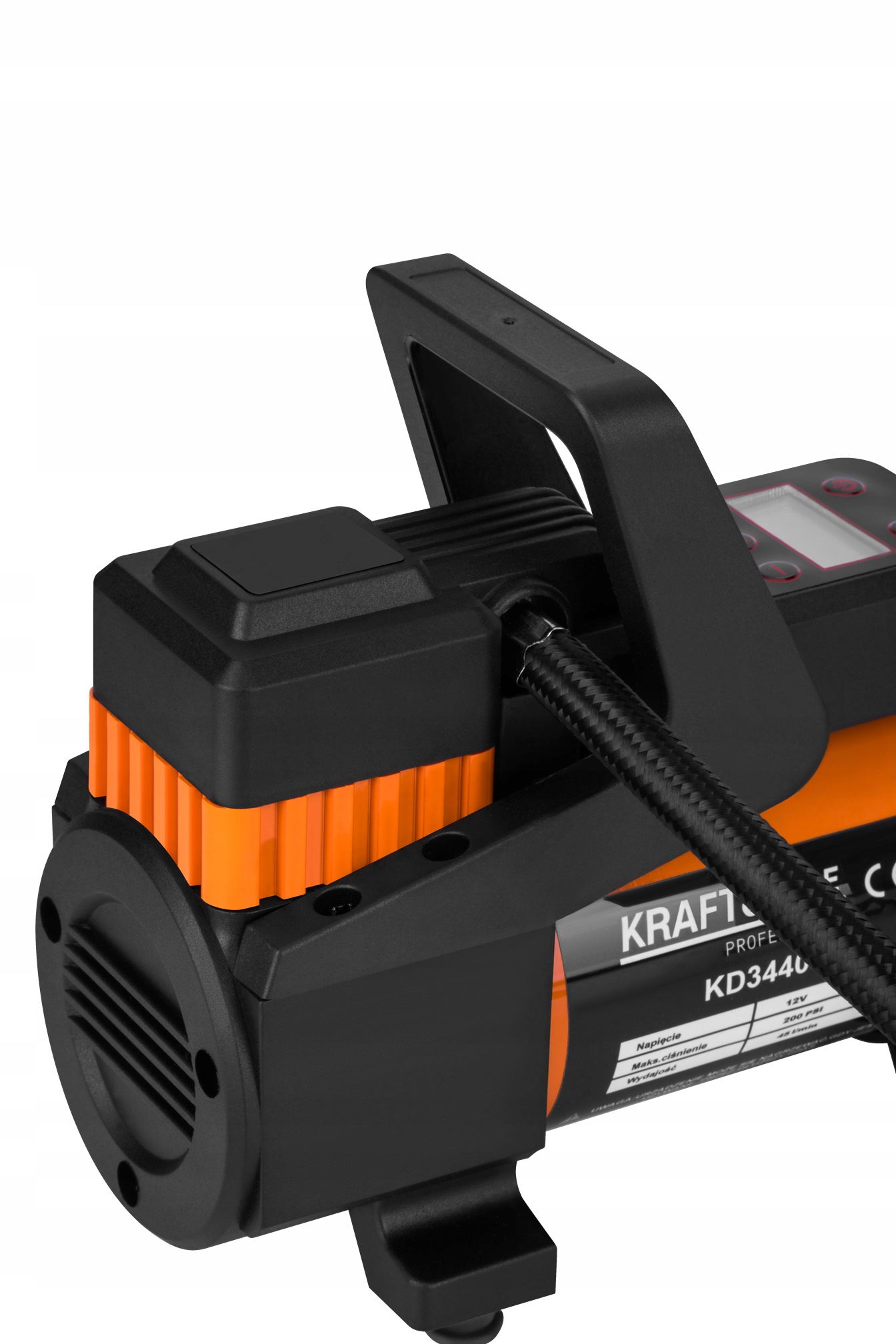 KOMPRESOR SAMOCHODOWY 12V 200 PSI 45L/min 168W LEKKI MAŁY KRAFT&DELE KD3440