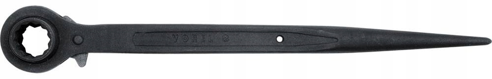 VOREL DWUSTRONNY KLUCZ NASADKOWY Z GRZECHOTKĄ 19X22 MM DO RUSZTOWAŃ 52936