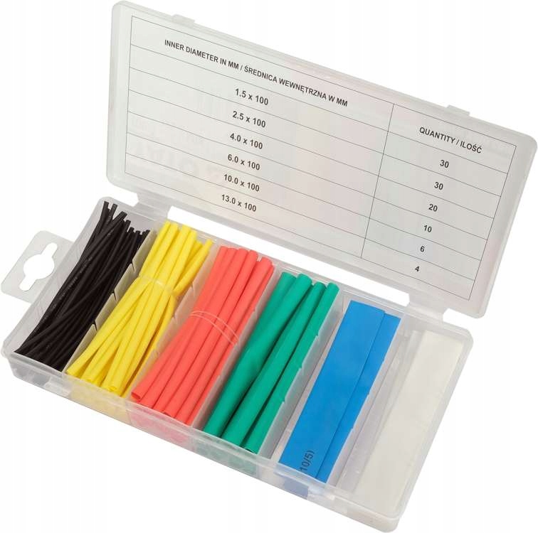 YATO ZESTAW RUREK TERMOKURCZLIWYCH KOSZULKI 100SZT