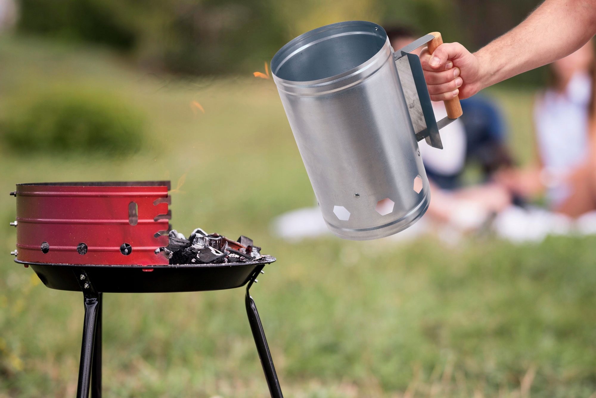 LUND KOMIN DO ROZPALANIA GRILLA BBQ WĘGLA BRYKIETU OGNIA W KOMINKU 99805