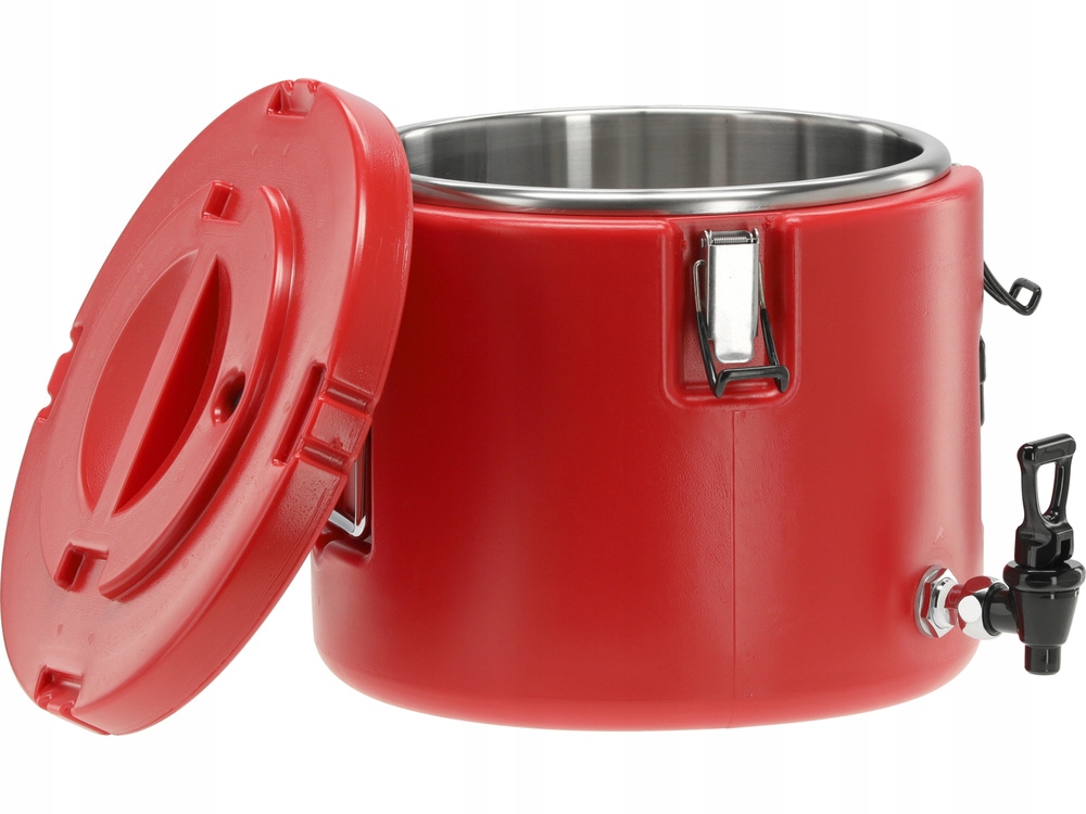 YATO TERMOS TRANSPORTOWY CATERINGOWY OKRĄGŁY Z KRANIKIEM 15L YG-09231