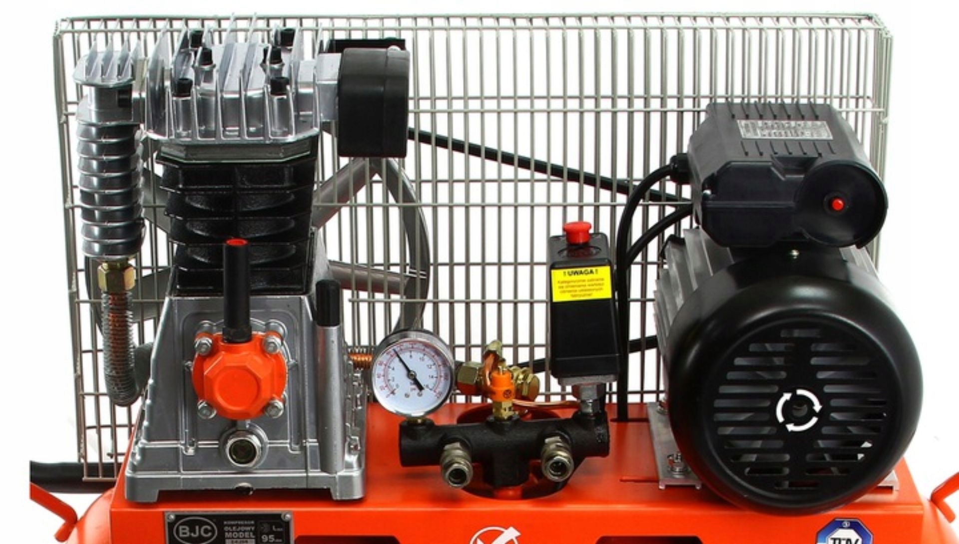 MARPOL KOMPRESOR OLEJOWY 115L SPRĘŻARKA POWIETRZA BJC 2TŁOKI Z2065 3HP10bar