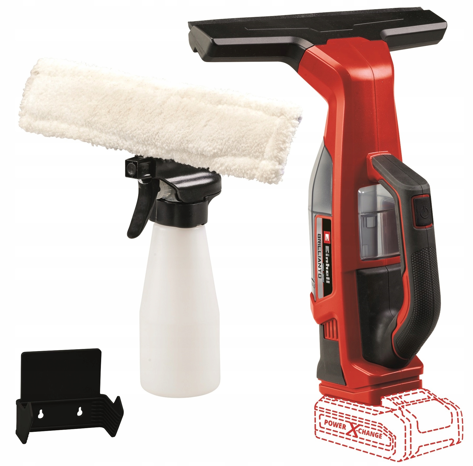 EINHELL MYJKA DO OKIEN AKUMULATOROWA SOLO POWER X-CHANGE 18 V BRILLIANTO