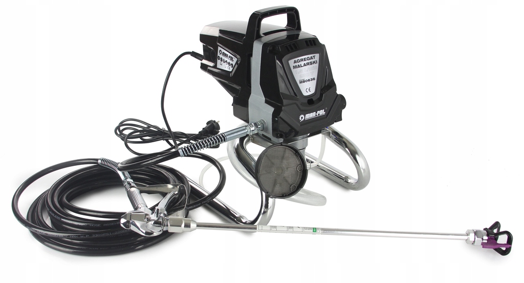 AGREGAT MALARSKI PISTOLET HYDRODYNAMICZNY POMPA 220 BAR DYSZA PRZEDŁUŻKA