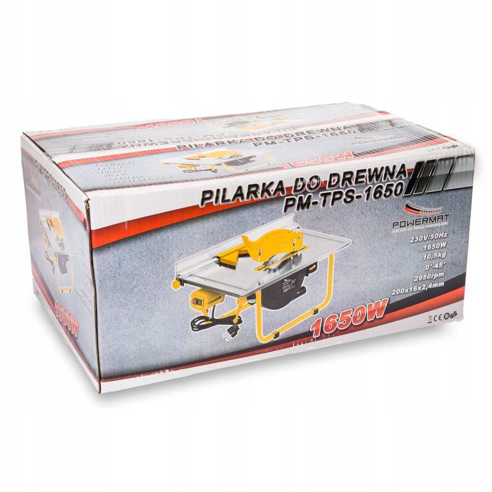 PIŁA PILARKA STOŁOWA KRAJZEGA DO DREWNA TARCZOWA1650W TARCZA PM-TPS-1650