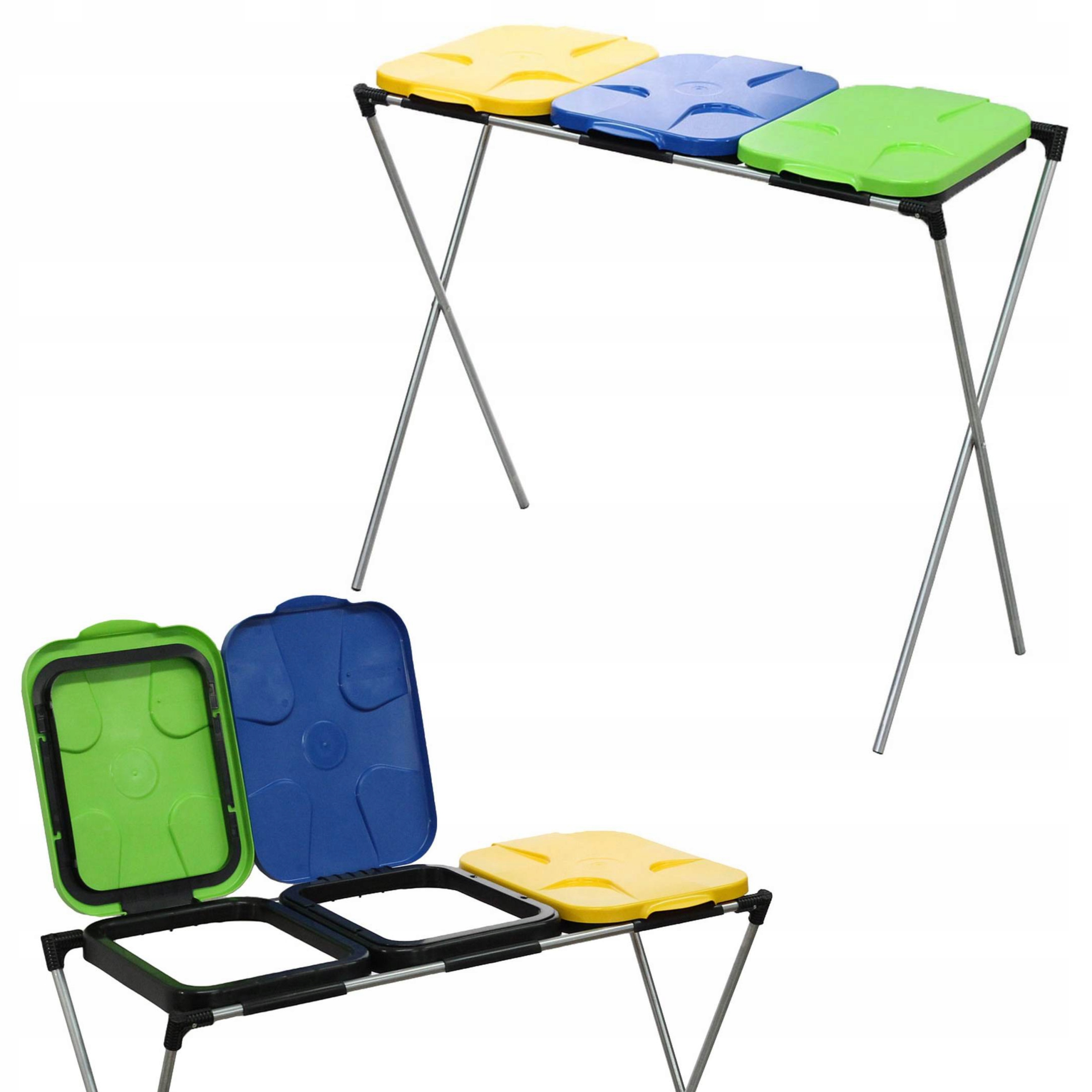 GEKO STOJAK-KOSZ NA 3 WORKI DO SEGREGACJI ŚMIECI