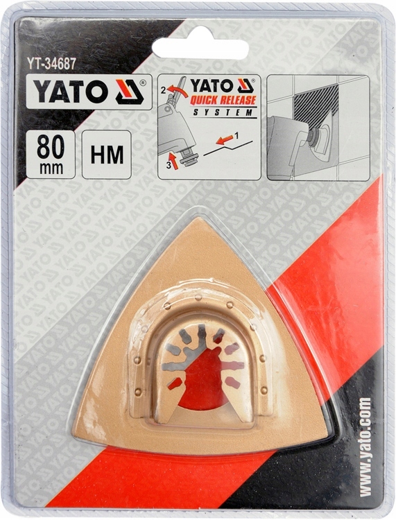 YATO TARNIK TRÓJKĄTNY BRZESZCZOT DO NARZĘDZIA WIELOFUNKCYJNEGO YT-34687