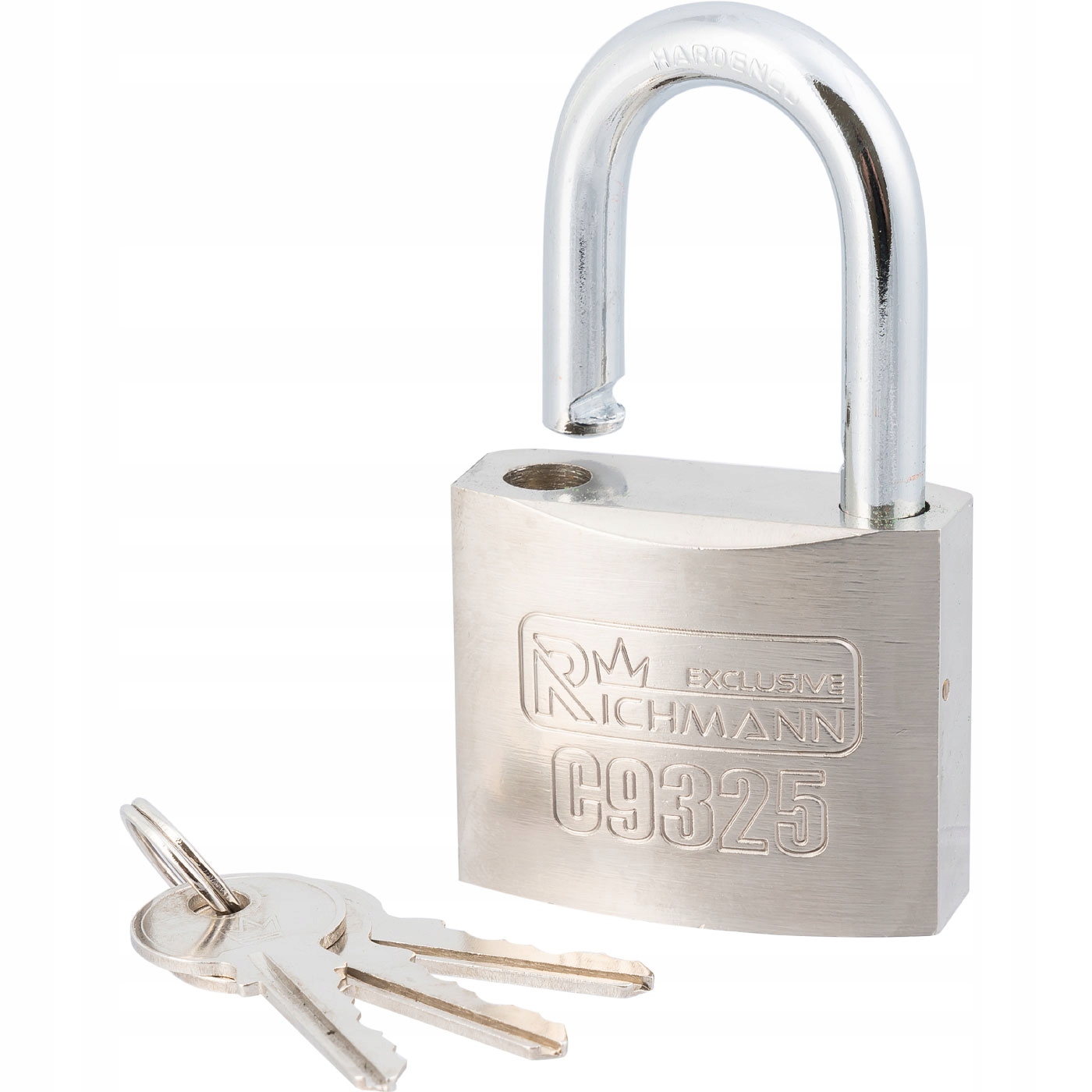 RICHMANN KŁÓDKA ZE STALI ZATRZASKOWA + 3 KLUCZE PATYNOWA 50 MM C9325