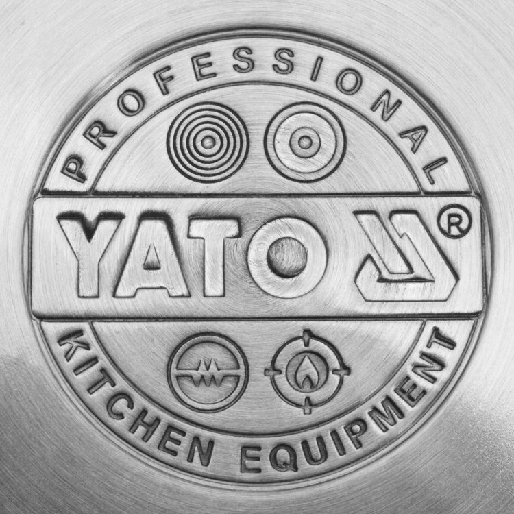 YATO PROFESJONALNY RONDEL DO SOSÓW ZE STALI NIERDZEWNEJ 24X7,5CM 3,4L 00081