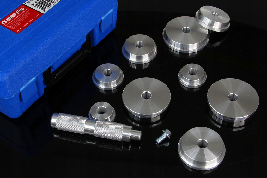 ZESTAW TALERZY DO WYCISKANIA OSIOWEGO ŁOŻYSK USZCZELNIACZY 39,5-81mm 06010