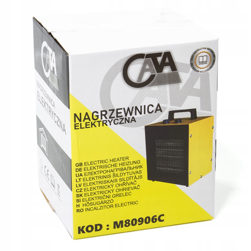 NAGRZEWNICA ELEKTRYCZNA 3KW DMUCHAWA FARELKA GRZEJNIK + TERMOSTAT MOCNA PTC