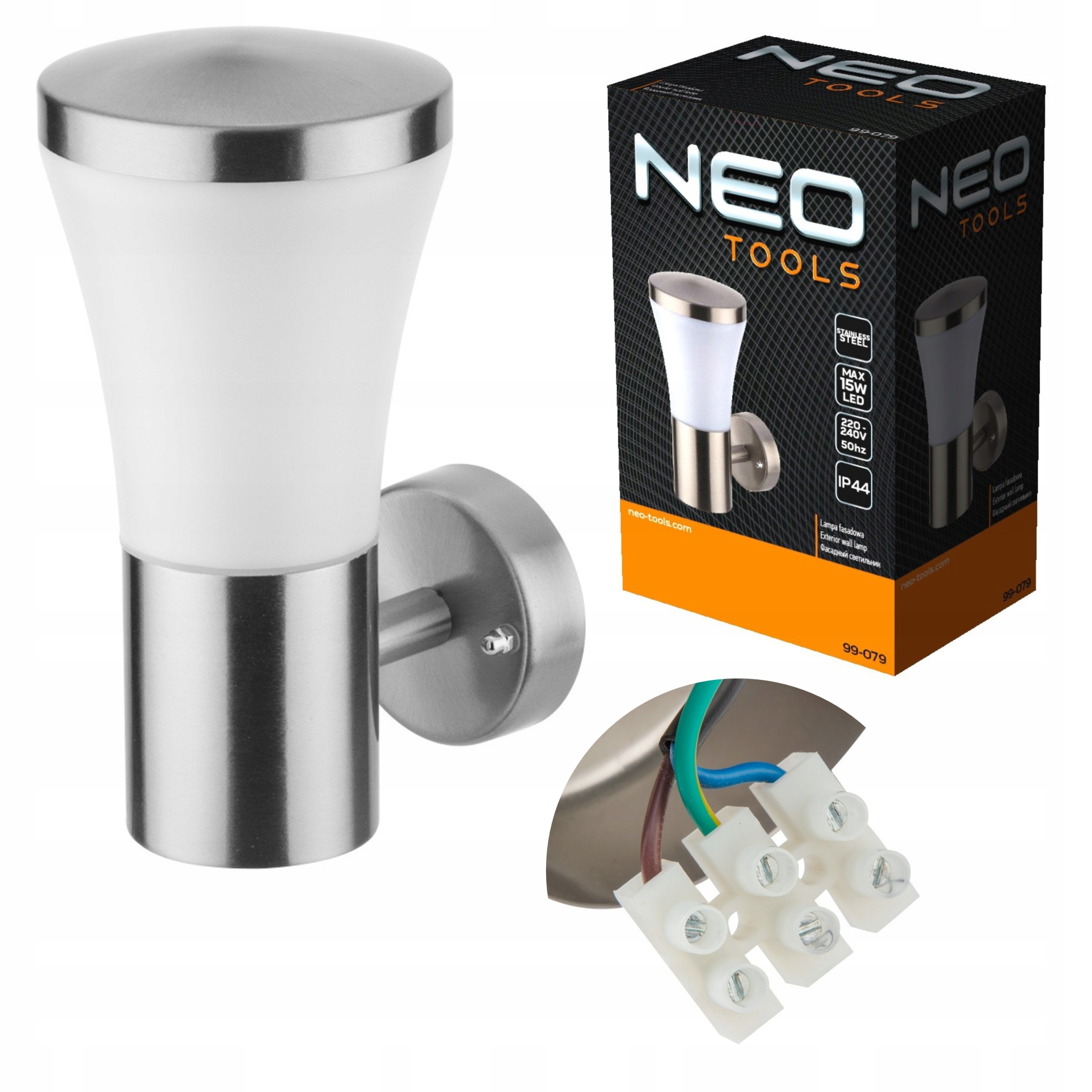 NEO LAMPA LED ELEWACYJNA ZEWNĘTRZNA KINKIET IP44