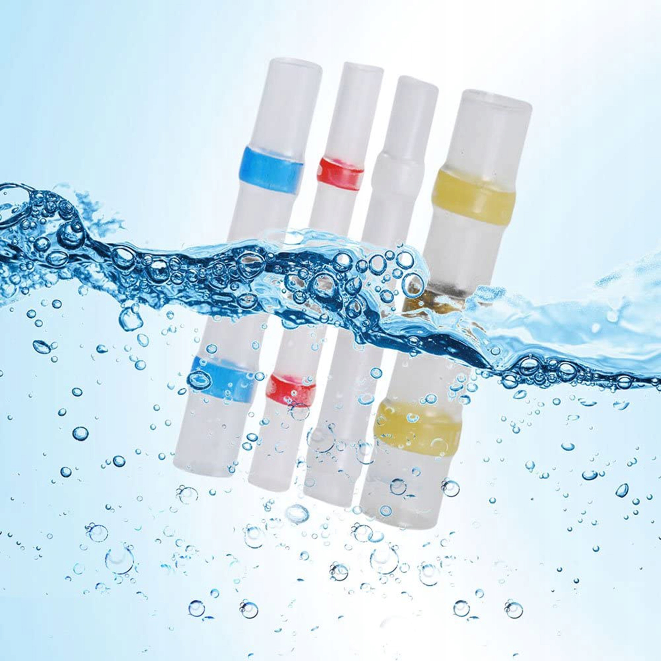 ZŁĄCZKI RURKI KOSZULKI TERMOKURCZLIWE Z CYNĄ 100sz