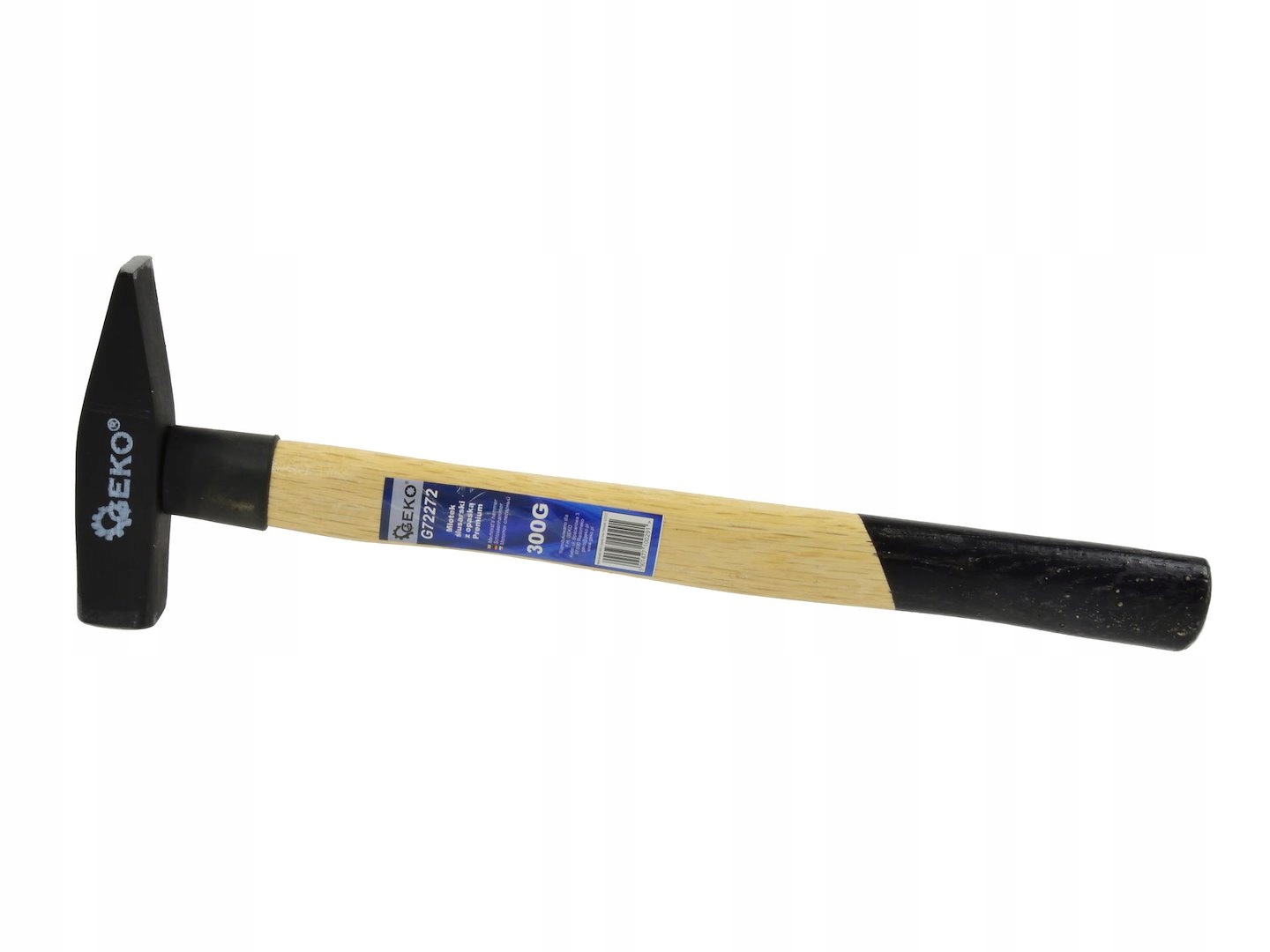 MŁOTEK ŚLUSARSKI 300G PREMIUM STAL WYSOKOWĘGLOWA DREWNO GEKO G72272