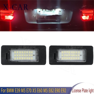 Led Car License Plate Light For Bmw E39 M5 E70 E71 X5 X6 E60 M5