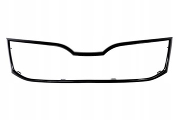 Рамка решётка решётка радиатора skoda octavia iii оригинальный номер 5e0853761 - чёрная фото №1