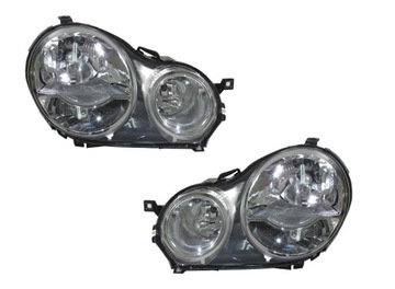 Комплект фари vw polo 9n h1+h7 2001-2005 фото №1