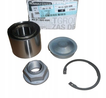 Renault оригінальний номер 432102069r підшипник ступиці колеса captur фото №1