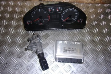 Компьютер набор стартовый иммобилайзер 2.5 tdi audi a4 b5 фото №1