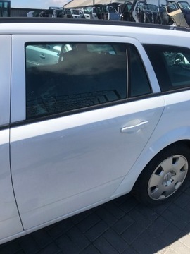 Opel astra h iii дверь левая зад y474 белый фото №1