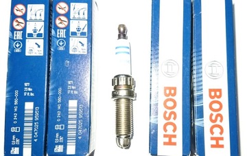 4x свеча зажигания bosch 0242240707 opel astra 1.4 turbo фото №1