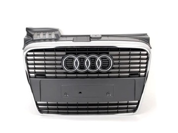 Решётка радиатор решётка радиатора перед серый audi a4 b7 оригинал od aso фото №1