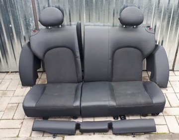 Mercedes clc w203 cl203 08-11 диван зад комплект шкіра ? фото №1