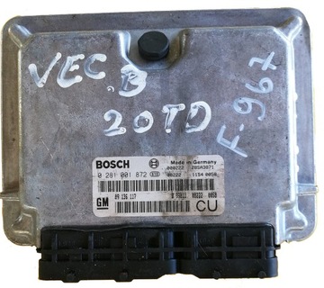 Ecu opel vectra 2.0dtl 0281001872 09136117 фото №1