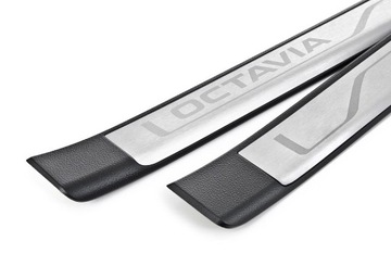 Планки порогові накладки пороги skoda octavia 3 iii фото №1