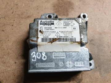 Peugeot 308 датчик подушка безпеки 9665100080 фото №1