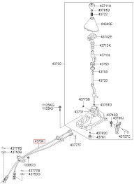 Троси зміни коробки передач hyundai ix35 2.0crdi 2010- oem фото №1