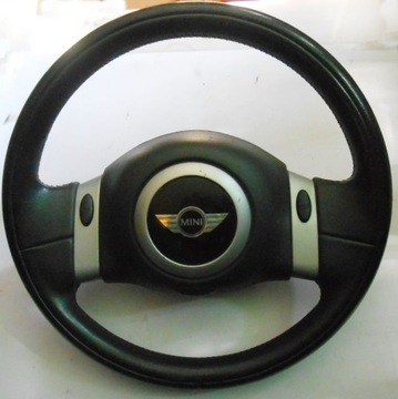 Mini cooper 01-06 руль кожа подушка фото №1