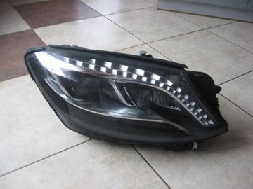 Правая - полный led - ночь vision - mercedes s класс w222 фото №1