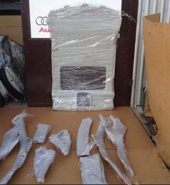 Audi a8 s8 d4 4h бежевая потолок алькантара ec2 фото №1