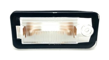 Audi a3 8p a4 b6 b7 a5 q7 a8 d3 подсветка номерного знака левая лампа номерного знака фото №1