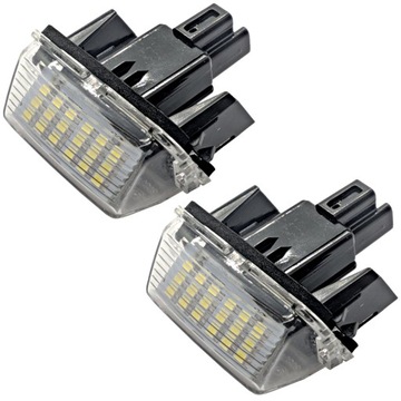 Підсвітка номерного знака led toyota corolla avensis фото №1