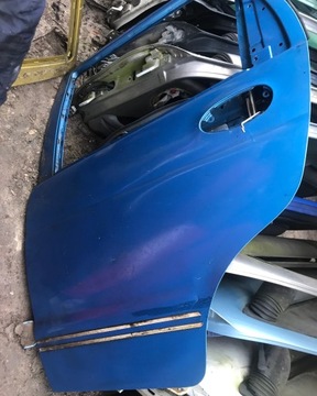 Двері ліві зад daewoo matiz синій 23u 24u фото №1