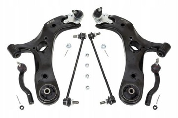 Новий набір важелі наконечники підвішування toyota avensis t27 r21 фото №1