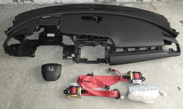 Honda civic x подушка безопасности ремни pas панель консоль капот pulpit полка фото №1