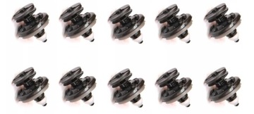 10 x штифт клипса обивка audi a4 b7 a6 c6 a8 d3 фото №1